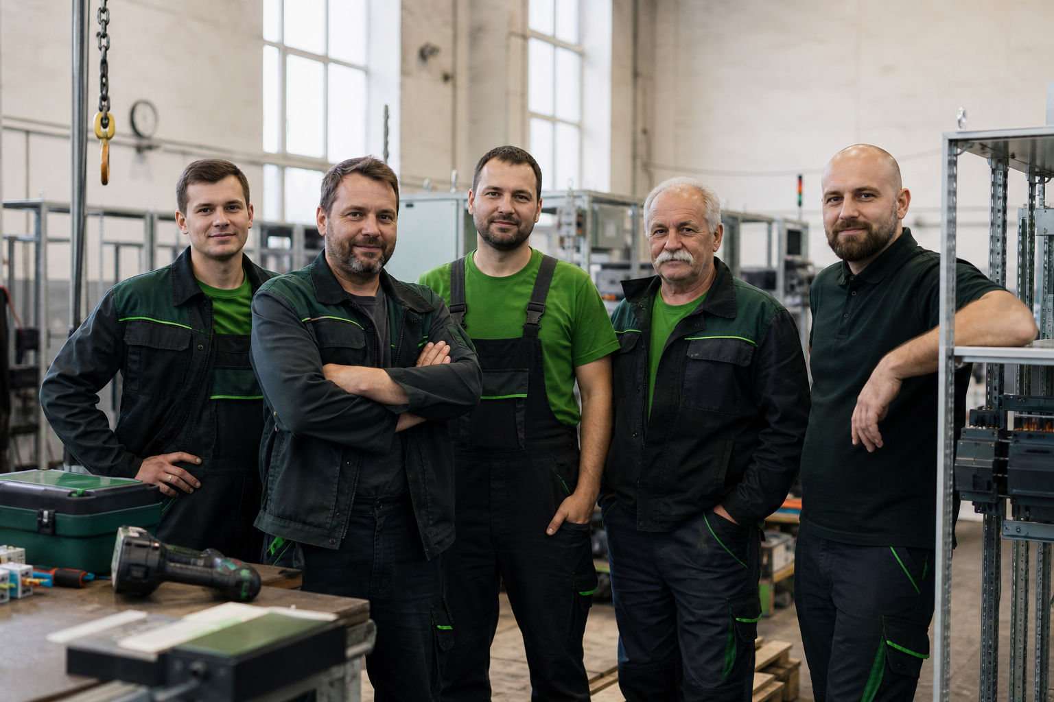 Tím MARBER pri elektromontážach